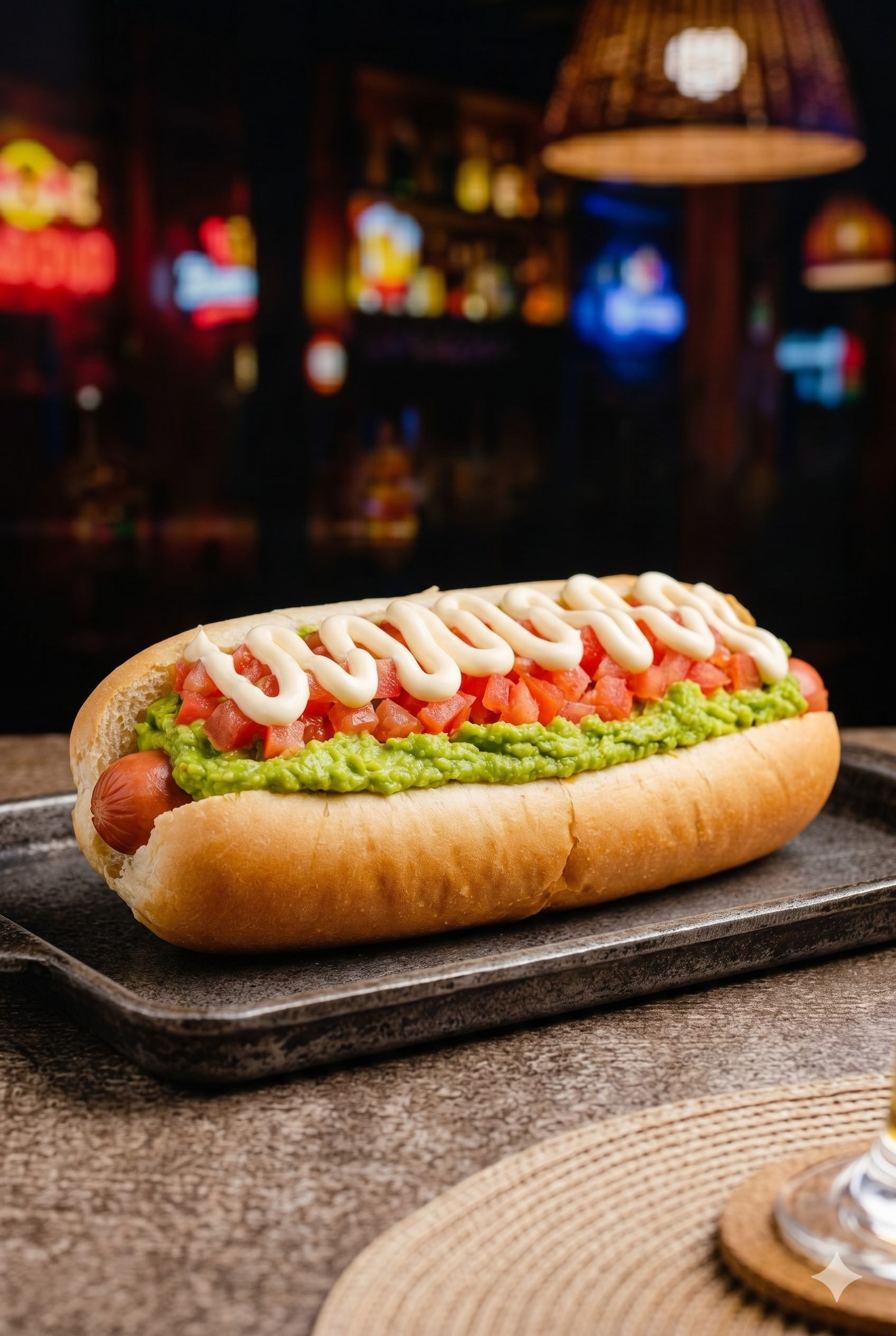 Completo Salchicha - Mechado